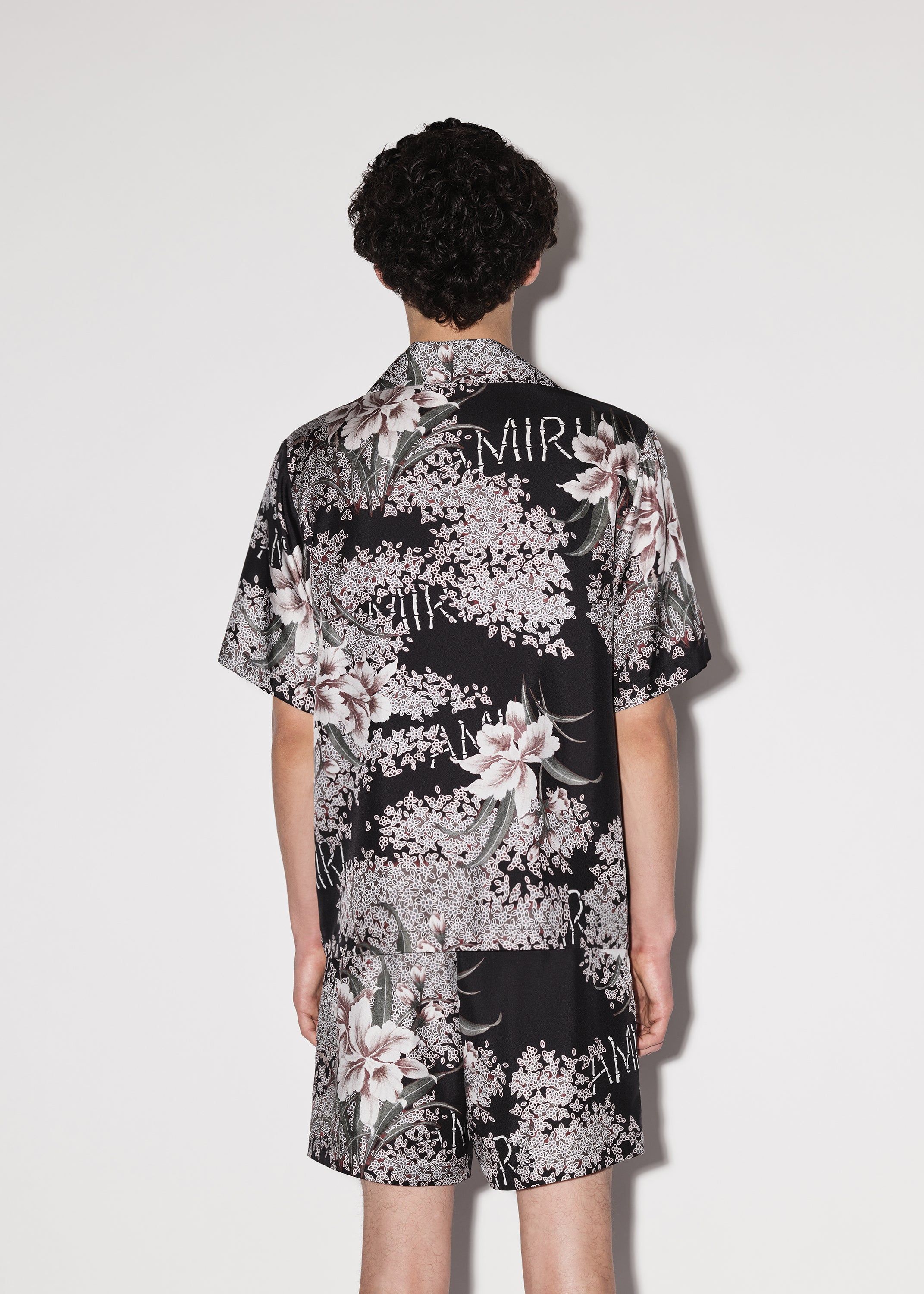 HIBISCUS TIKI BOWLING SHIRT - BLACK sold by AMIRI product image thumbnail 4