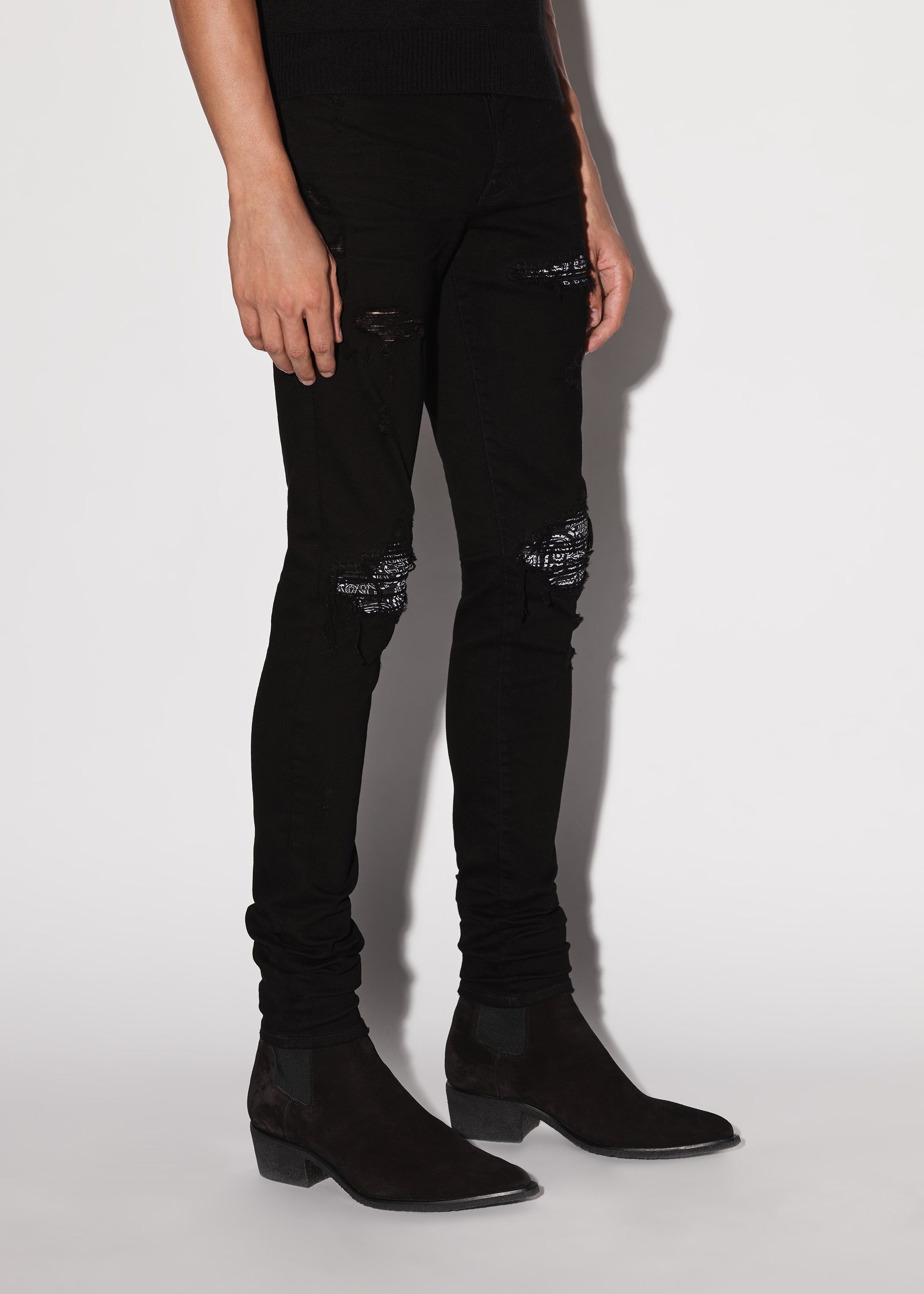 MX1 BANDANA JEAN - OVERDYED BLACK sold by AMIRI product image thumbnail 3