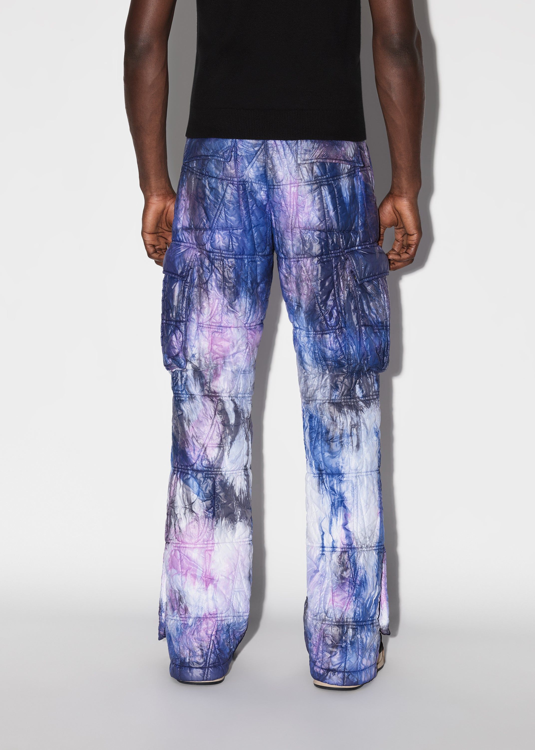 TIE DYE QUILTED CARGO FLARE - PURPLE sold by AMIRI product image thumbnail 4