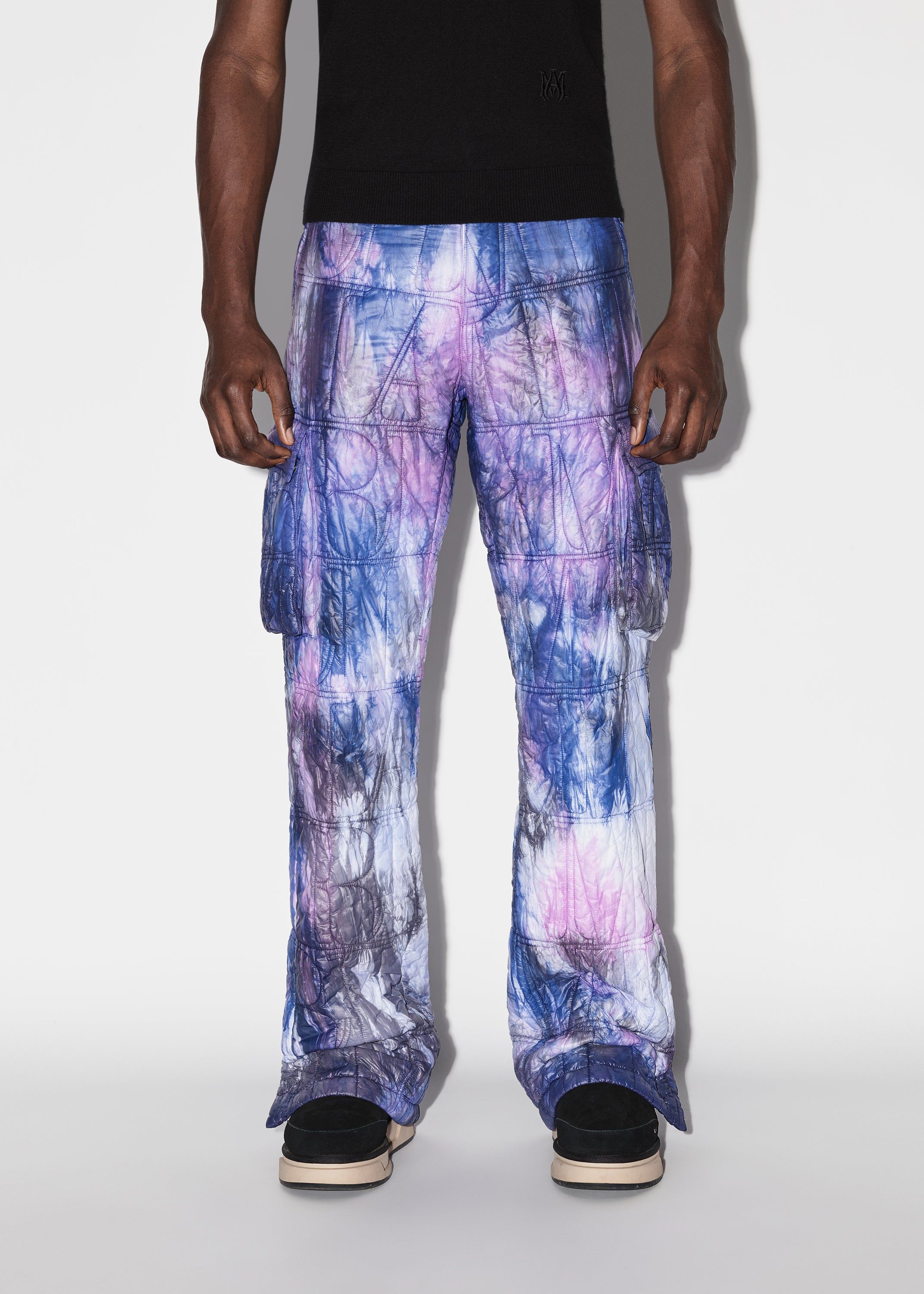 TIE DYE QUILTED CARGO FLARE - PURPLE sold by AMIRI product image thumbnail 2