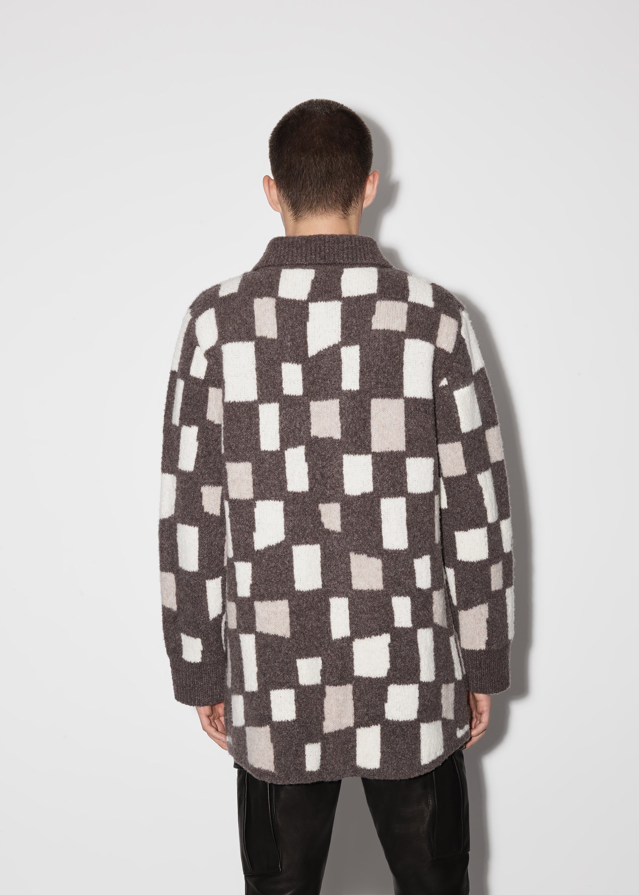 CHECKERED OVERSHIRT - BROWN sold by AMIRI product image thumbnail 5