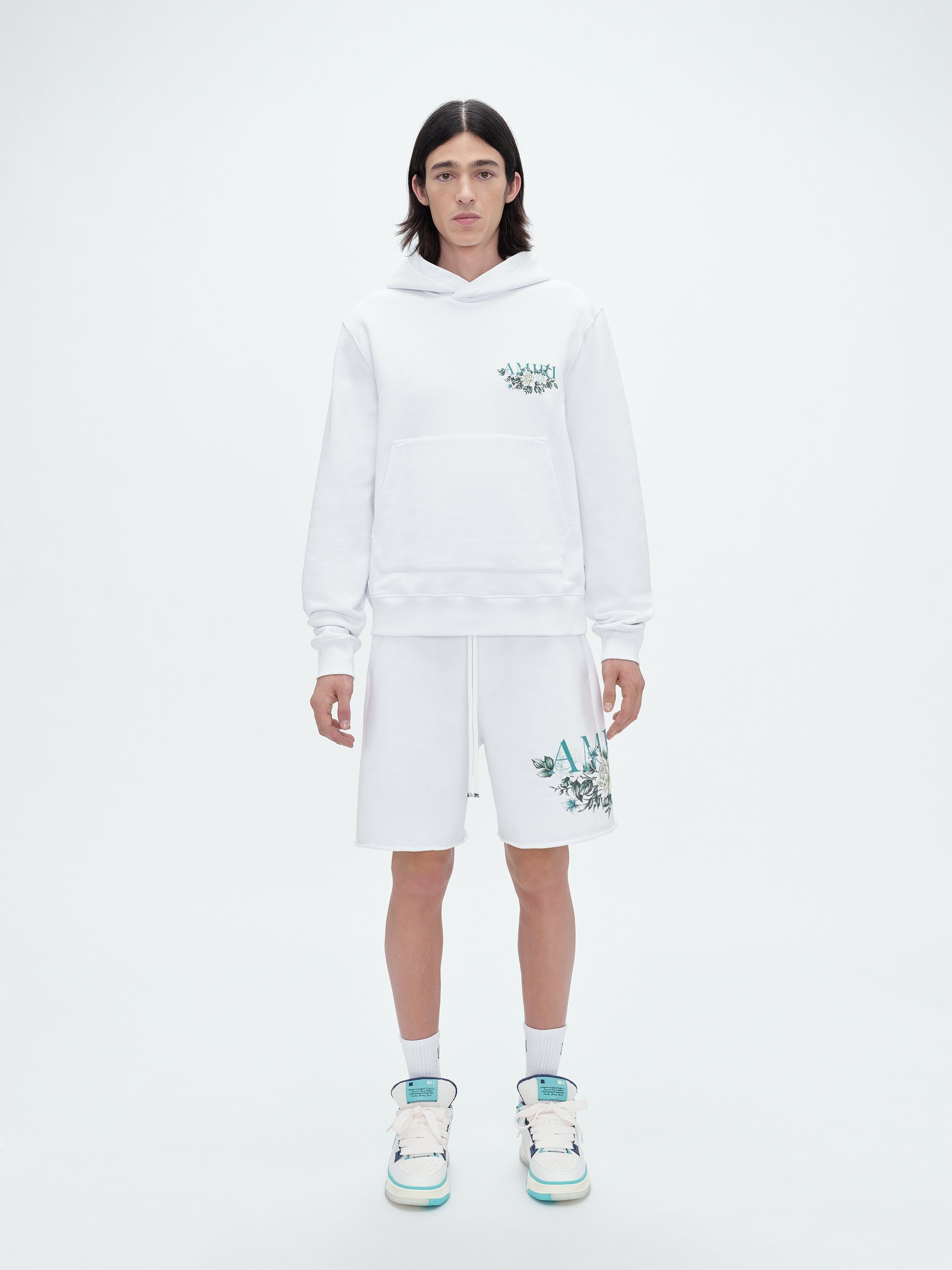 FLORAL AMIRI LOGO HOODIE - WHITE sold by AMIRI product image thumbnail 2