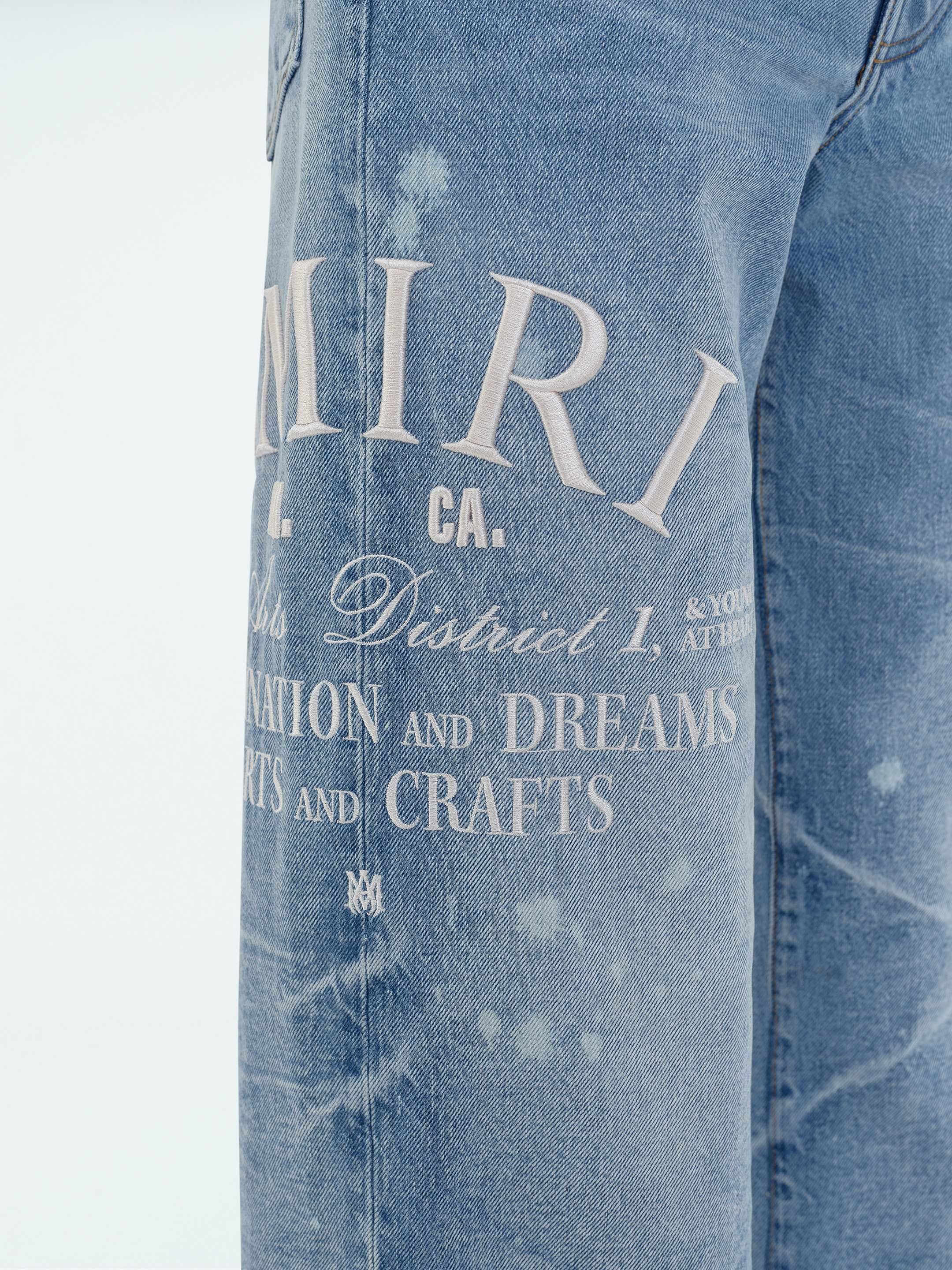 AMIRI ARTS DISTRICT BAGGY JEAN - PERFECT INDIGO sold by AMIRI product image thumbnail 7