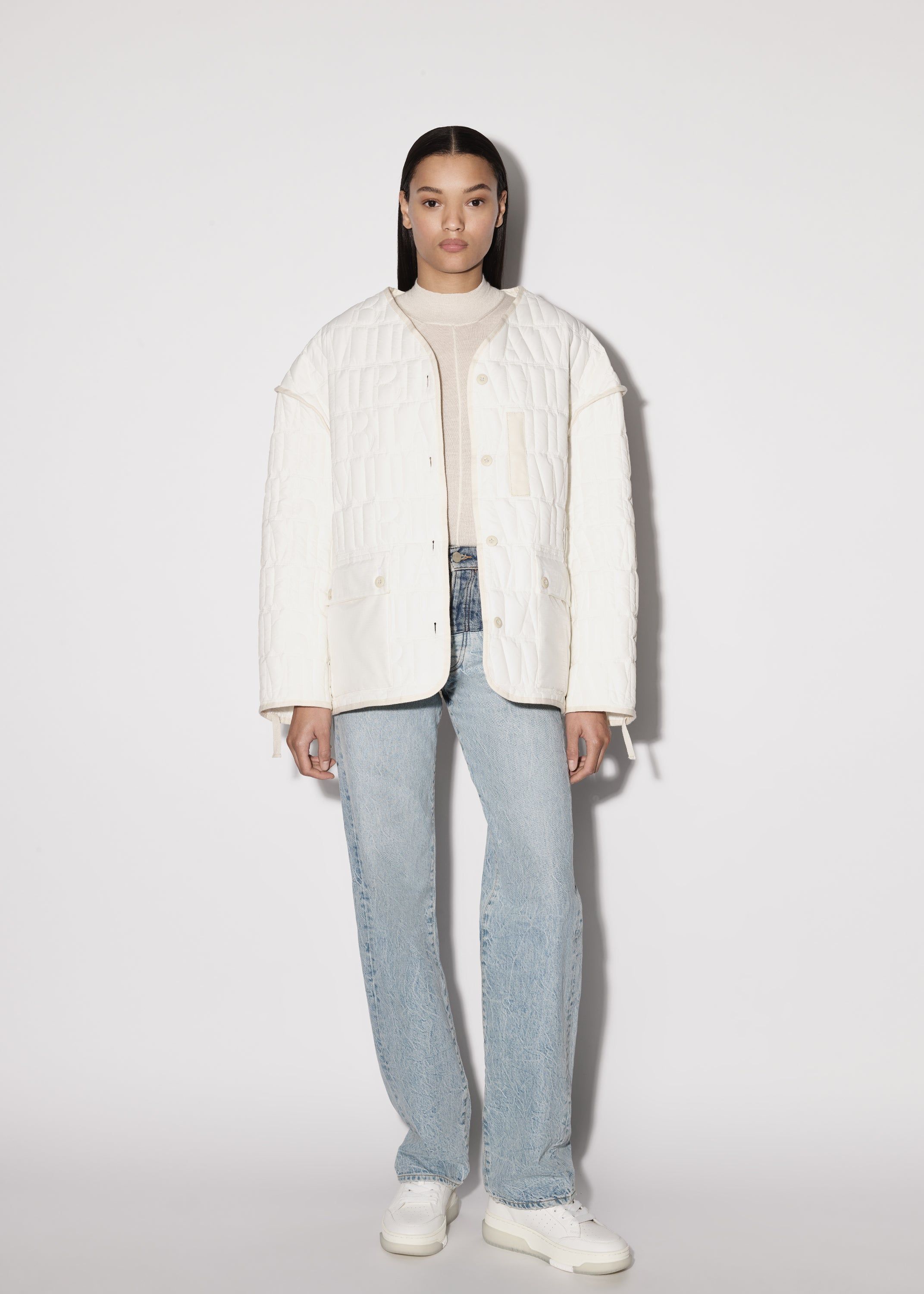 WOMEN - LINER JACKET - ALABASTER sold by AMIRI product image thumbnail 3