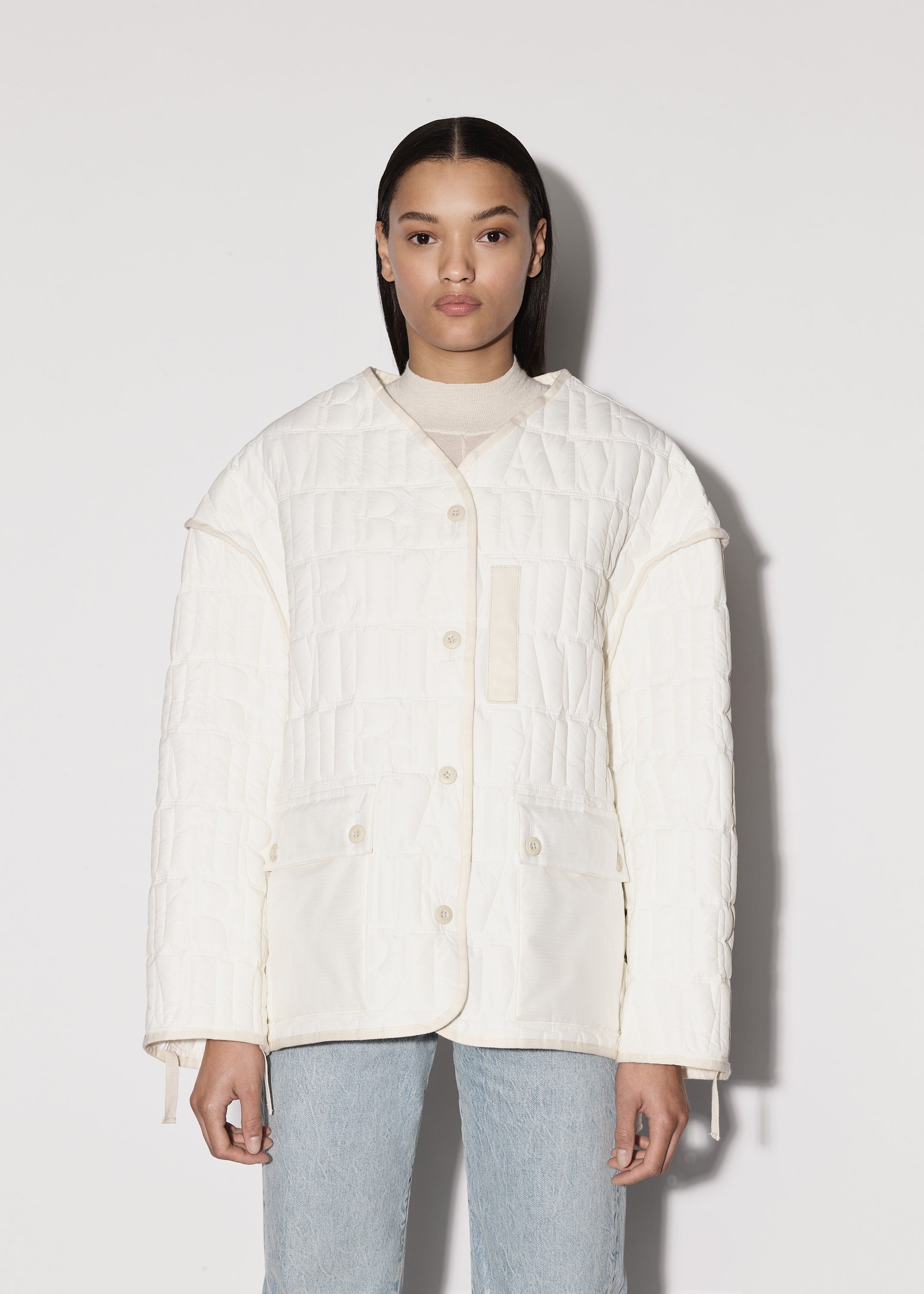 WOMEN - LINER JACKET - ALABASTER sold by AMIRI product image thumbnail 4