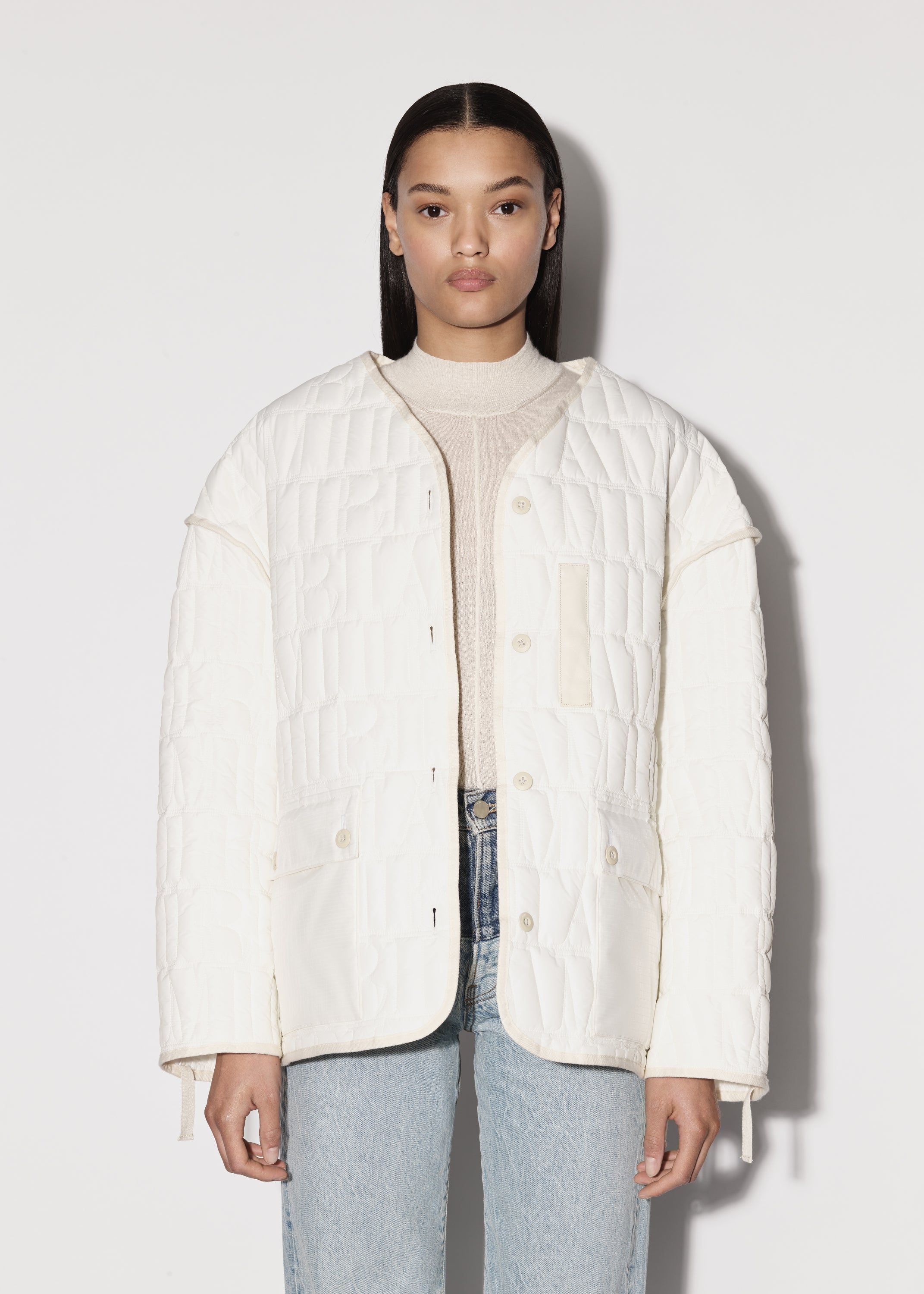WOMEN - LINER JACKET - ALABASTER sold by AMIRI product image thumbnail 5