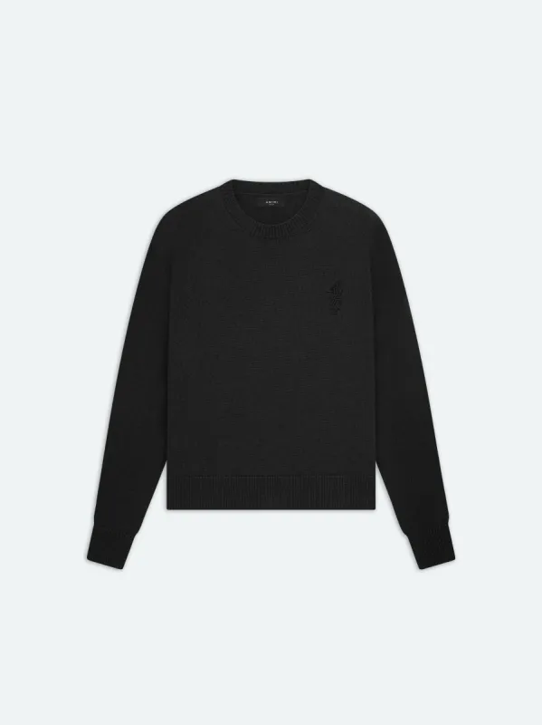 AMIRI STACK CREWNECK - Black made by AMIRI