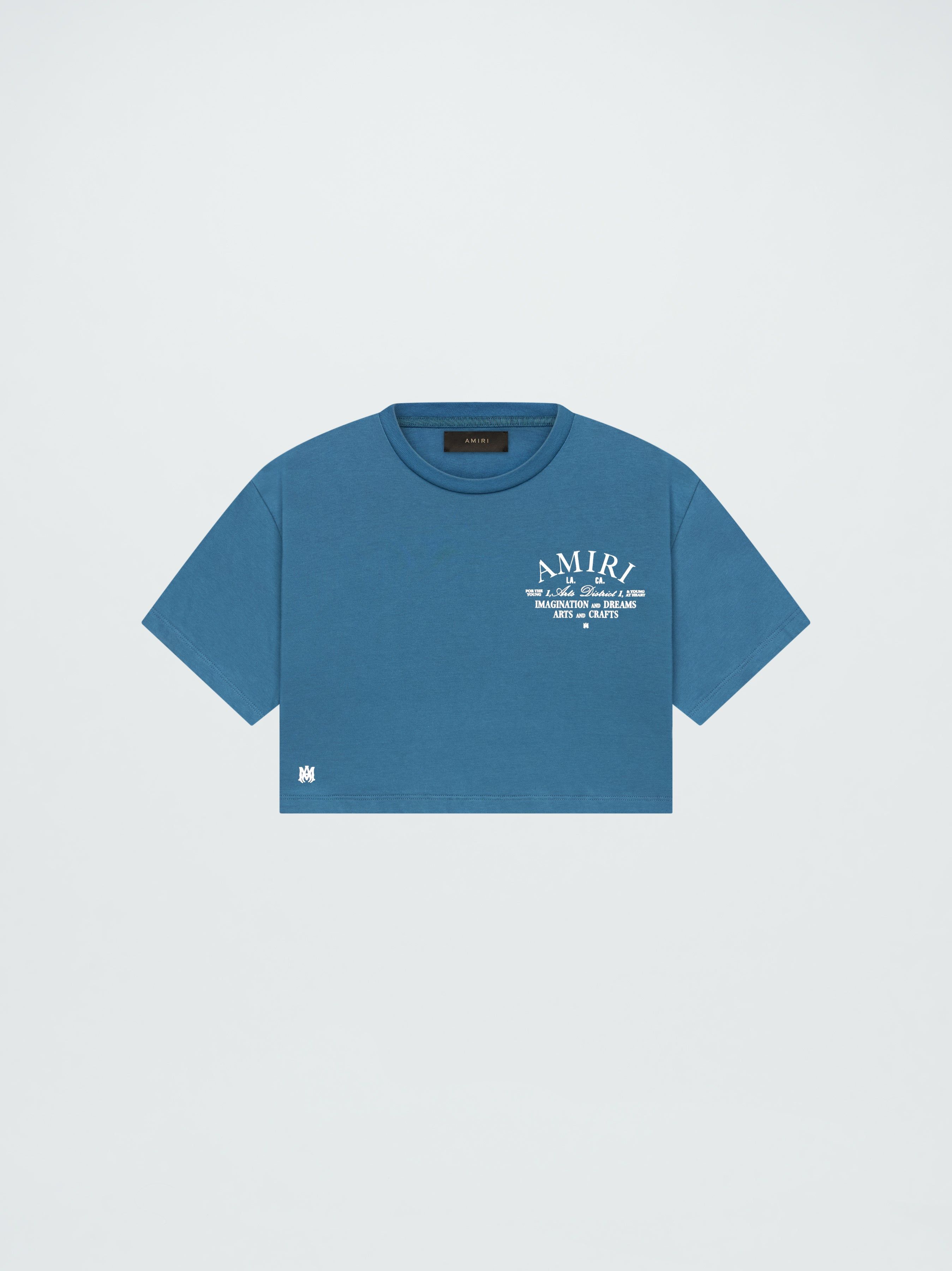 WOMEN - AMIRI ARTS DISTRICT TEE - TEAL sold by AMIRI