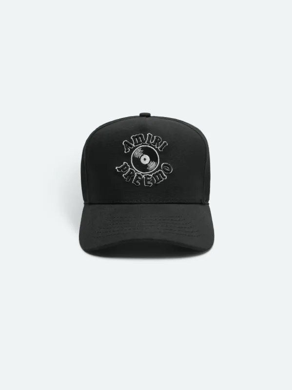 DJ PREMIER RECORD CANVAS HAT - BLACK made by AMIRI