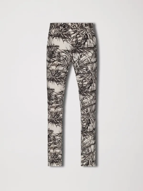 FLORAL ALOHA SLASH FLARE TROUSER - ALABASTER made by AMIRI