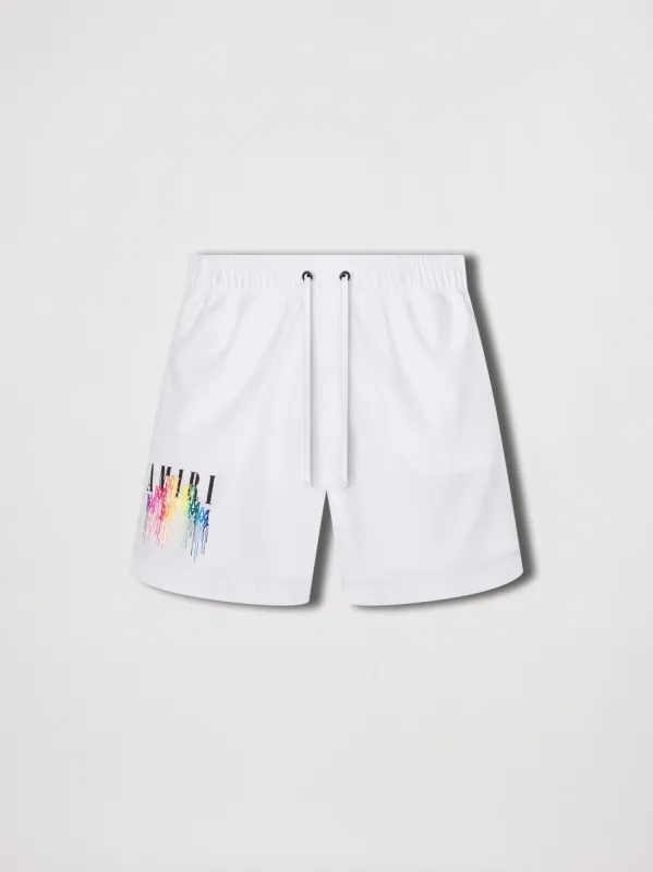 M.A. DRIP SWIM TRUNKS - WHITE made by AMIRI