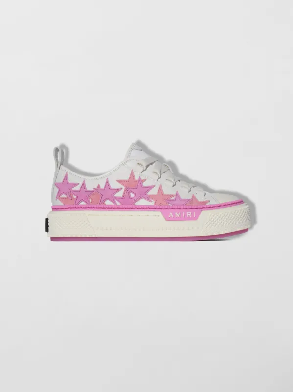 WOMEN - STARS COURT LOW - WHITE_PINK sold by AMIRI