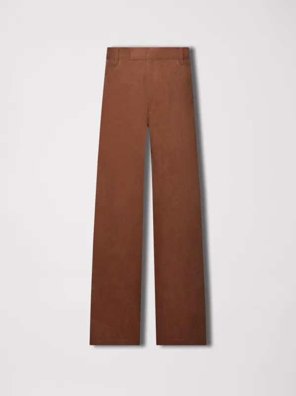 WOMEN - BAGGY CHINO - BROWN sold by AMIRI