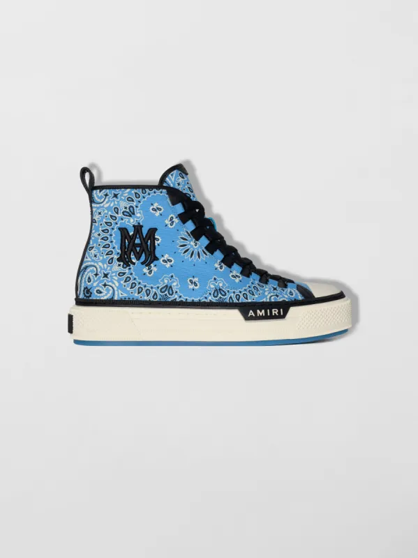 BANDANA COURT HI - CAROLINA BLUE sold by AMIRI