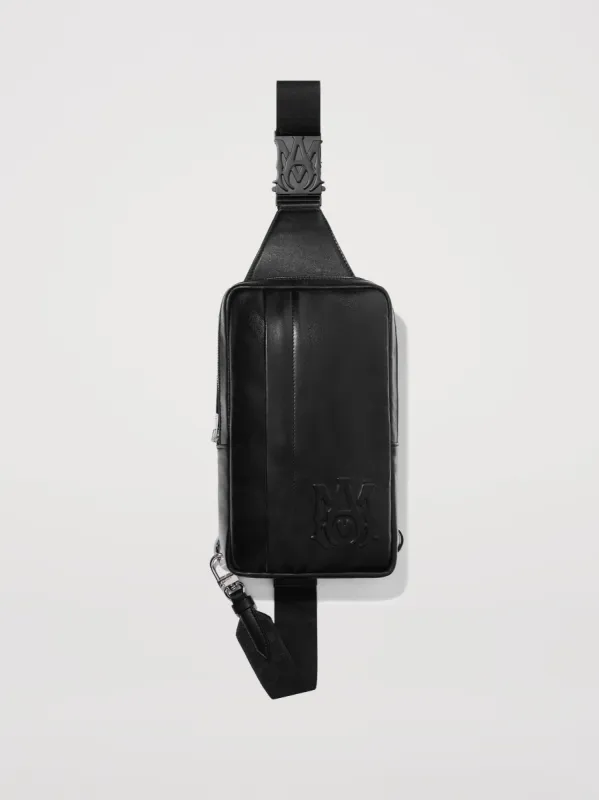 M.A. EMBOSSED SLING BAG - BLACK made by AMIRI
