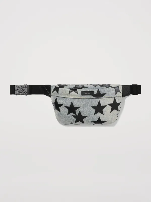 BUM BAG STARS - CLAY INDIGO BLACK sold by AMIRI