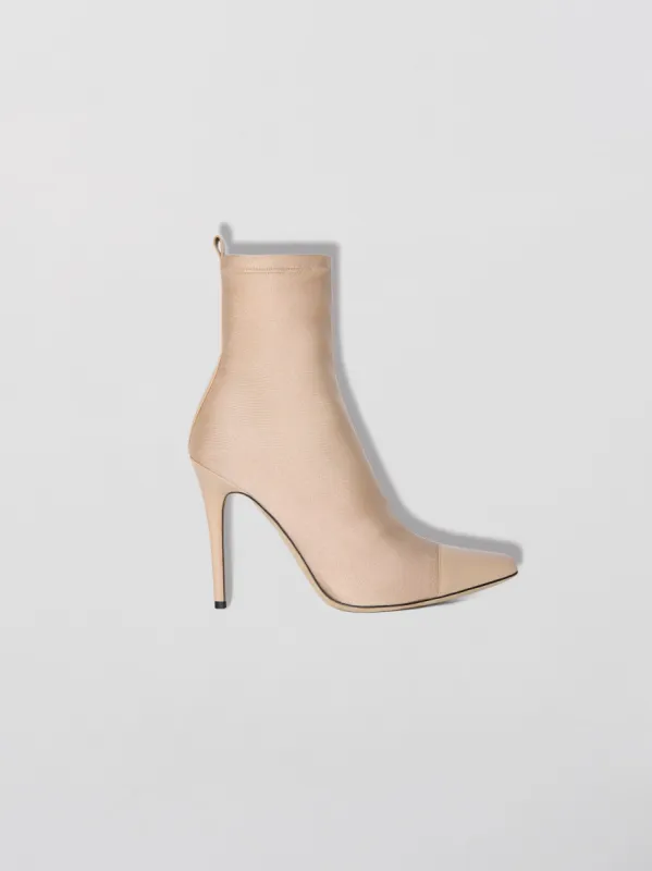 WOMEN - CAP TOE HEEL BOOTIE - Alabaster made by AMIRI