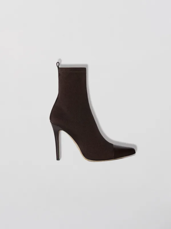 WOMEN - CAP TOE HEEL BOOTIE - BLACK sold by AMIRI