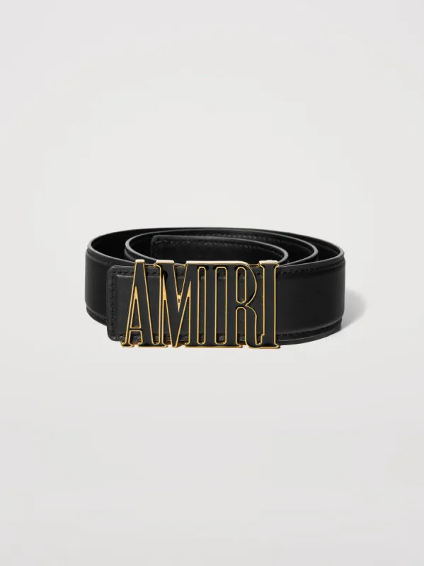 NAPPA AMIRI 4CM BELT - BLACK sold by AMIRI