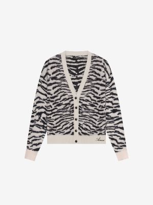 トップス WES LANG REPEAT SKULL CARDIGAN / BLACK WOMEN - WES LANG REPEAT SKULL CARDIGAN | Parallel