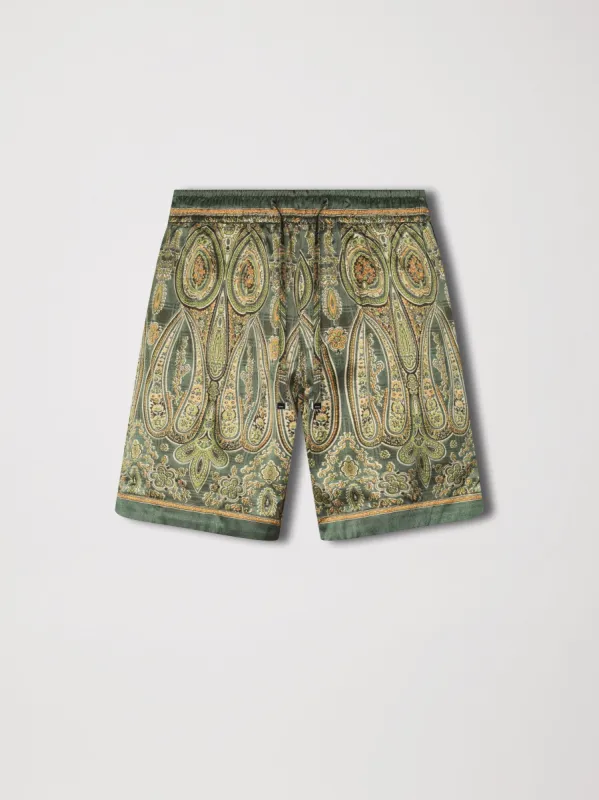 TAPESTRY SHORT - GREEN made by AMIRI
