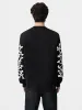 BONES STACKED LONG SLEEVE TEE - Black sold by AMIRI