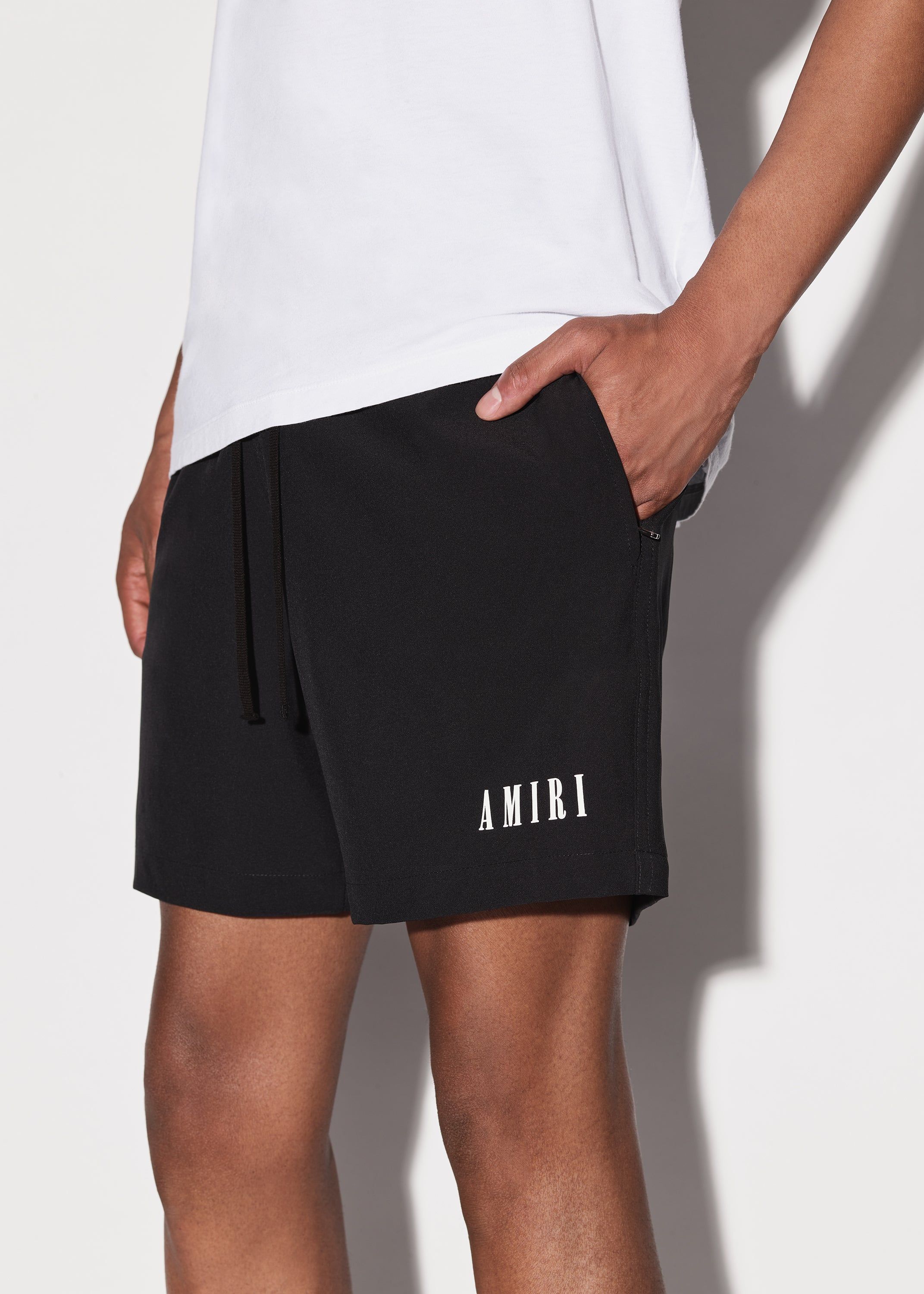 CORE LOGO SWIM TRUNKS - BLACK sold by AMIRI product image thumbnail 5