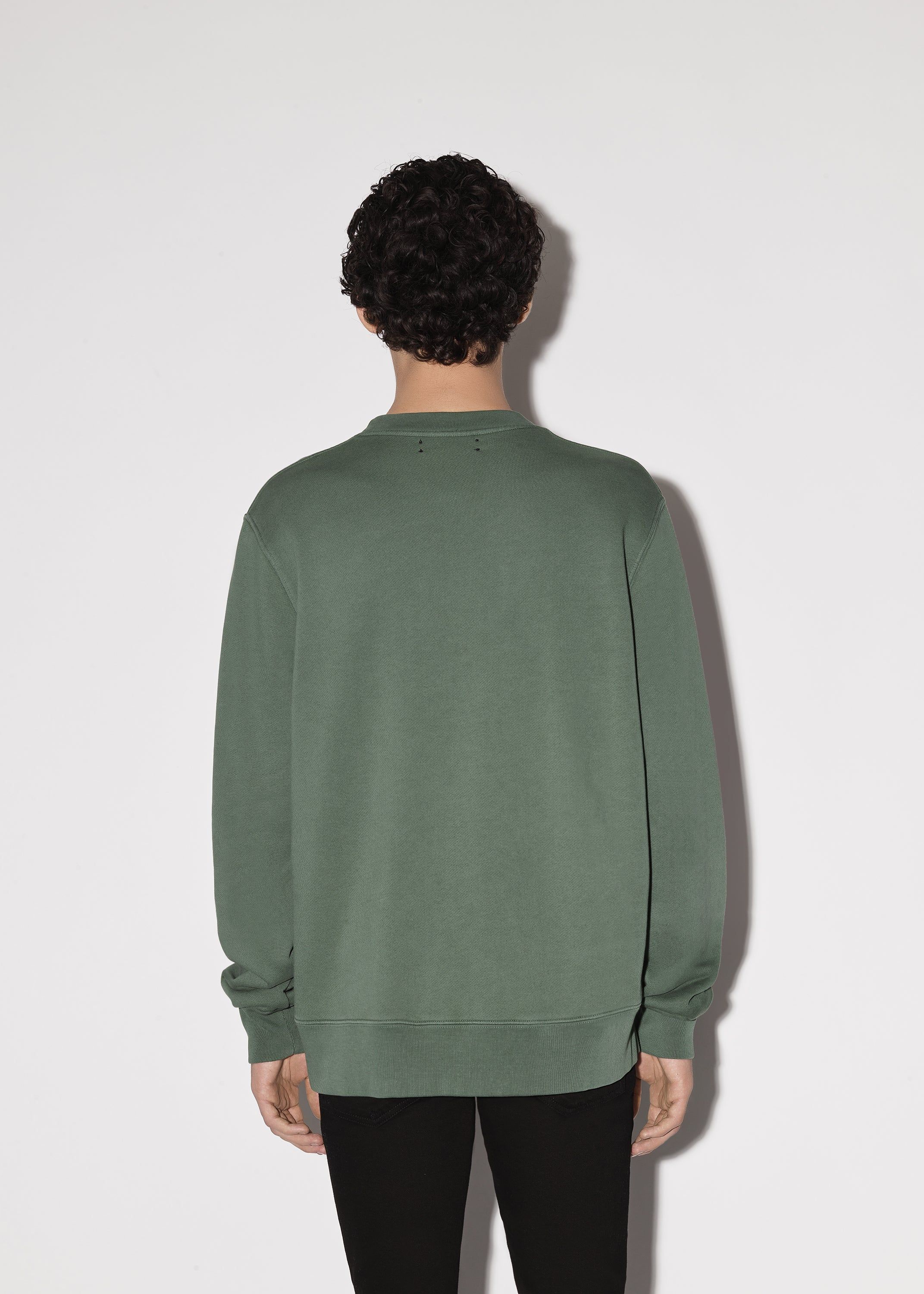 AMIRI RUM LABEL CREW - MILITARY GREEN sold by AMIRI product image thumbnail 4