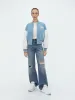WOMEN - STARS VARSITY JACKET - Air Blue sold by AMIRI