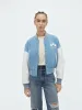WOMEN - STARS VARSITY JACKET - Air Blue sold by AMIRI