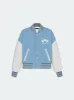 WOMEN - STARS VARSITY JACKET - Air Blue sold by AMIRI