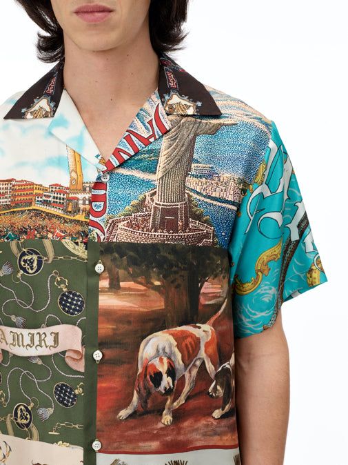 Souvenir Patchwork SS Shirt - Multi-Color sold by AMIRI product image thumbnail 3