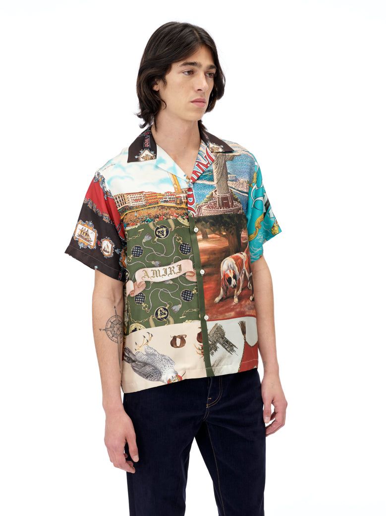 Souvenir Patchwork SS Shirt - Multi-Color sold by AMIRI product image thumbnail 4