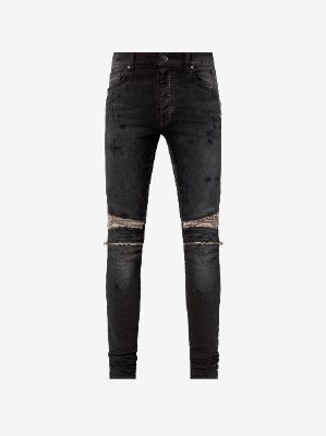 MX2 BROWN BANDANA JEAN - ANTIQUE BLACK made by AMIRI