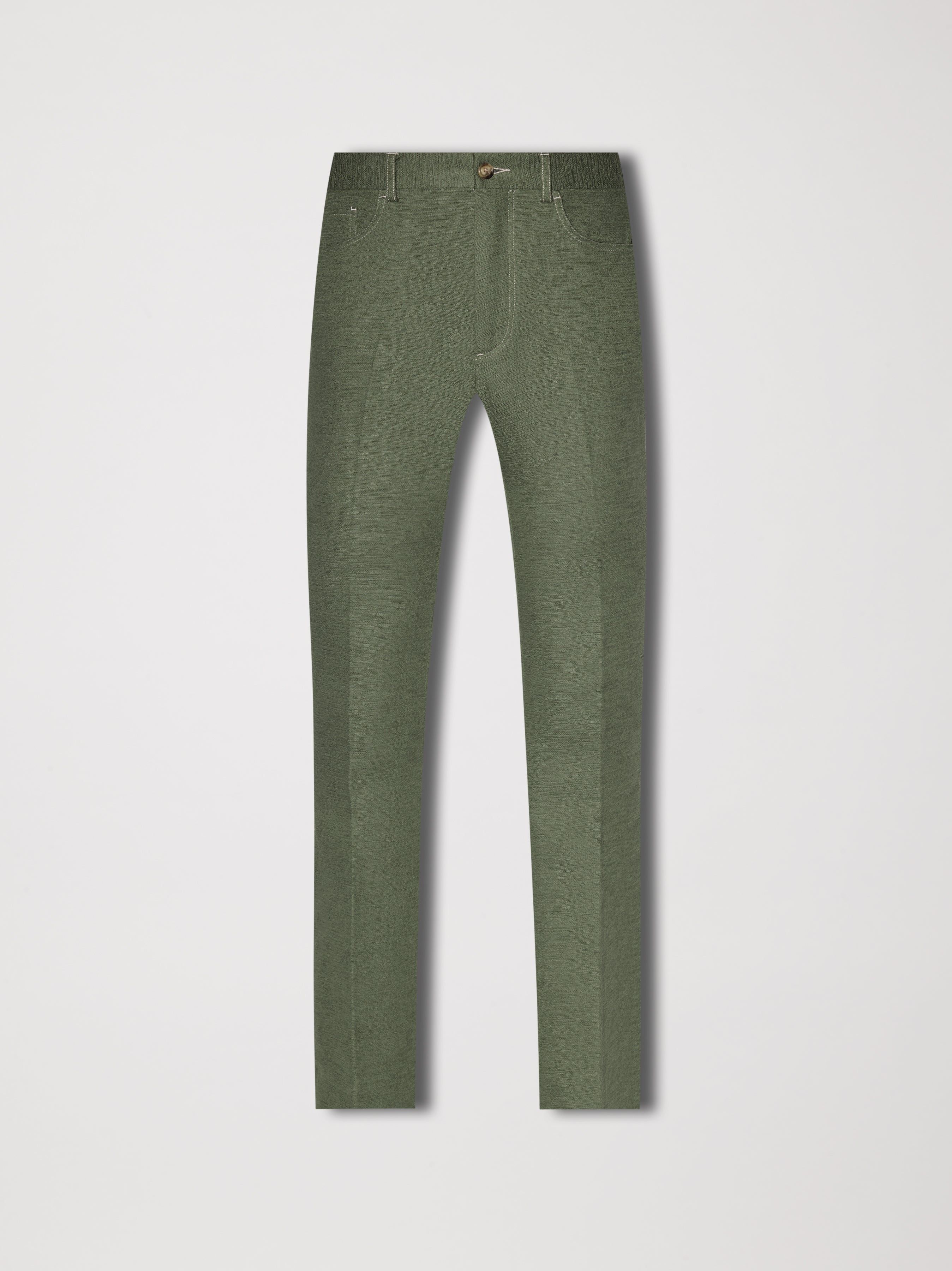 AMIRI SCRIPT TROUSER - GREEN sold by AMIRI