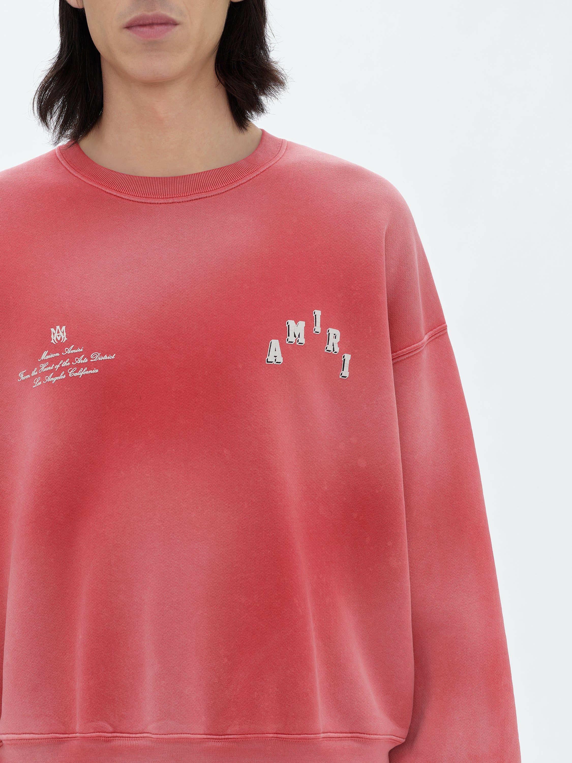 VINTAGE COLLEGIATE CREW - RED sold by AMIRI product image thumbnail 6