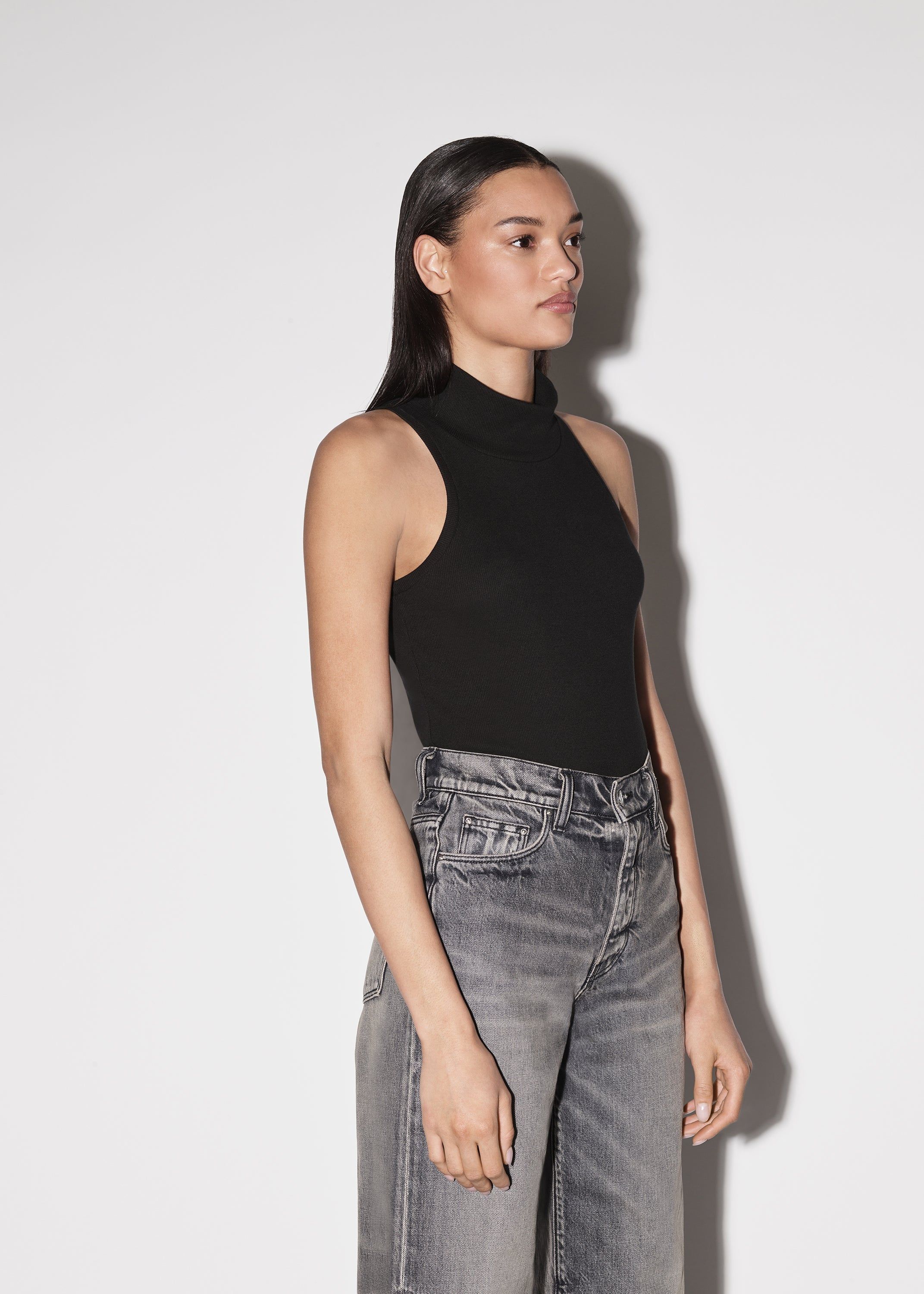 WOMEN - SLEEVELESS BODYSUIT - BLACK sold by AMIRI product image thumbnail 4