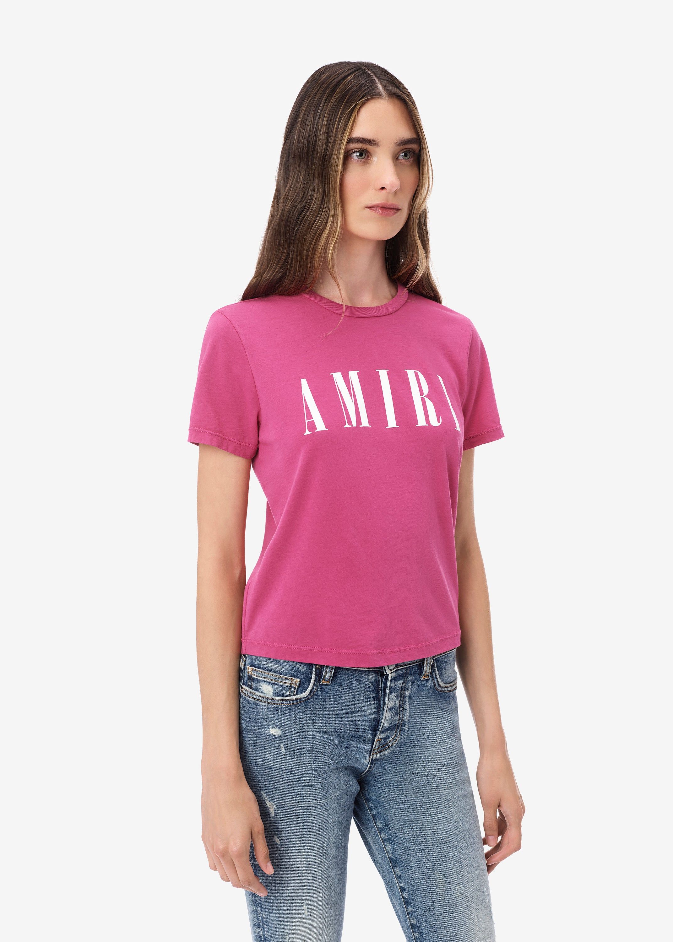 WOMEN - WOMEN'S AMIRI CORE LOGO TEE - PINK sold by AMIRI product image thumbnail 3