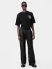CRYSTAL BURST MA SWIRL OVERSIZED TEE - Black sold by AMIRI
