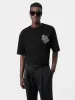 CRYSTAL BURST MA SWIRL OVERSIZED TEE - Black sold by AMIRI