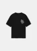 CRYSTAL BURST MA SWIRL OVERSIZED TEE - Black sold by AMIRI