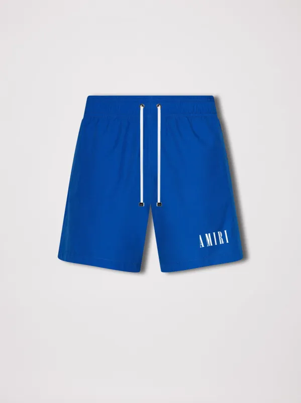 CORE LOGO SWIM TRUNKS - BLUE sold by AMIRI