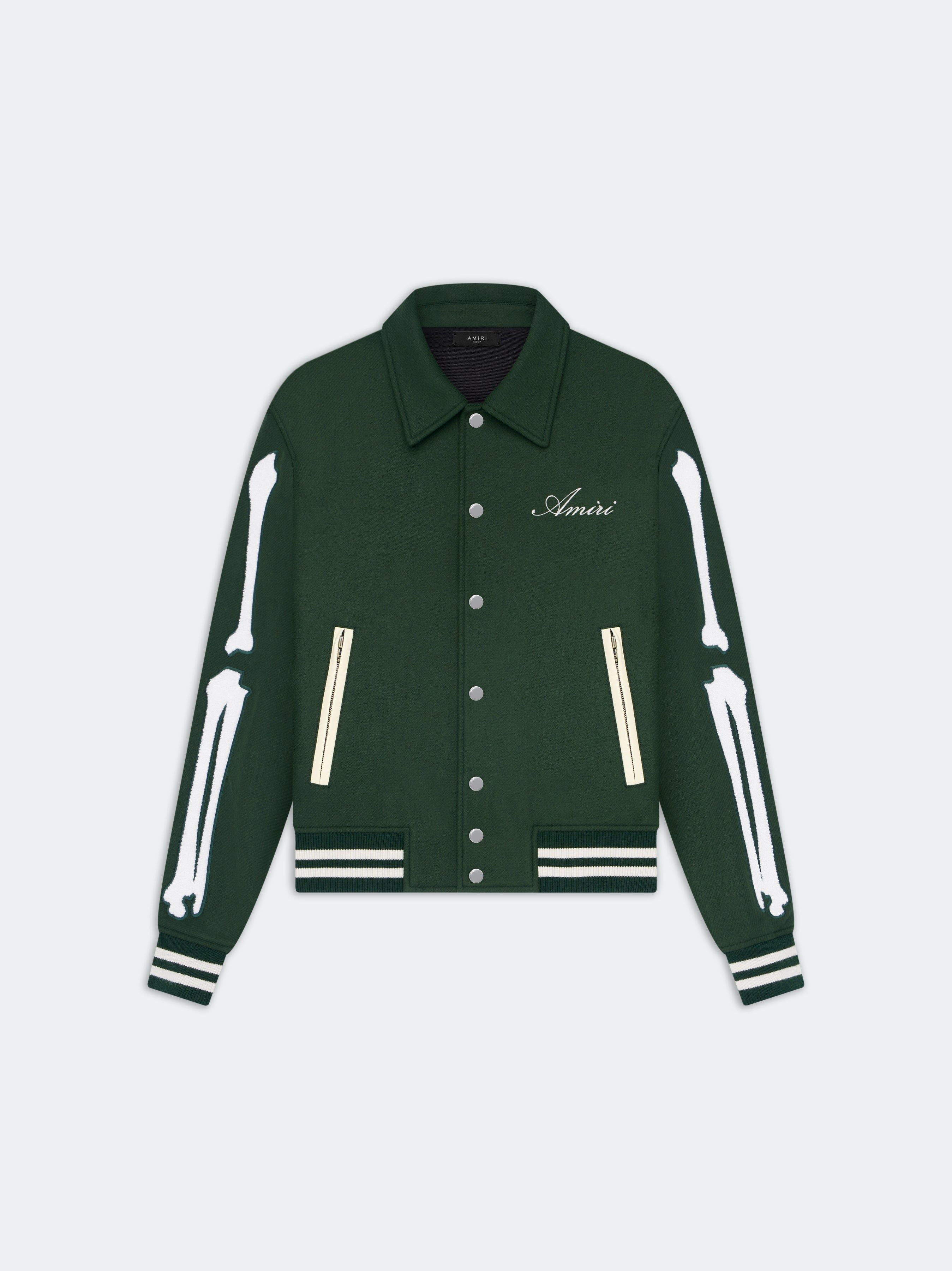 BONES JACKET - Rain Forest sold by AMIRI