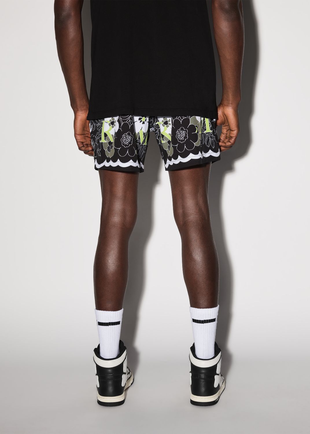 FLOWER AMIRI SWIM TRUNK - BLACK sold by AMIRI product image thumbnail 4