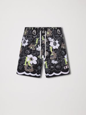 FLOWER AMIRI  SWIM TRUNK - BLACK sold by AMIRI