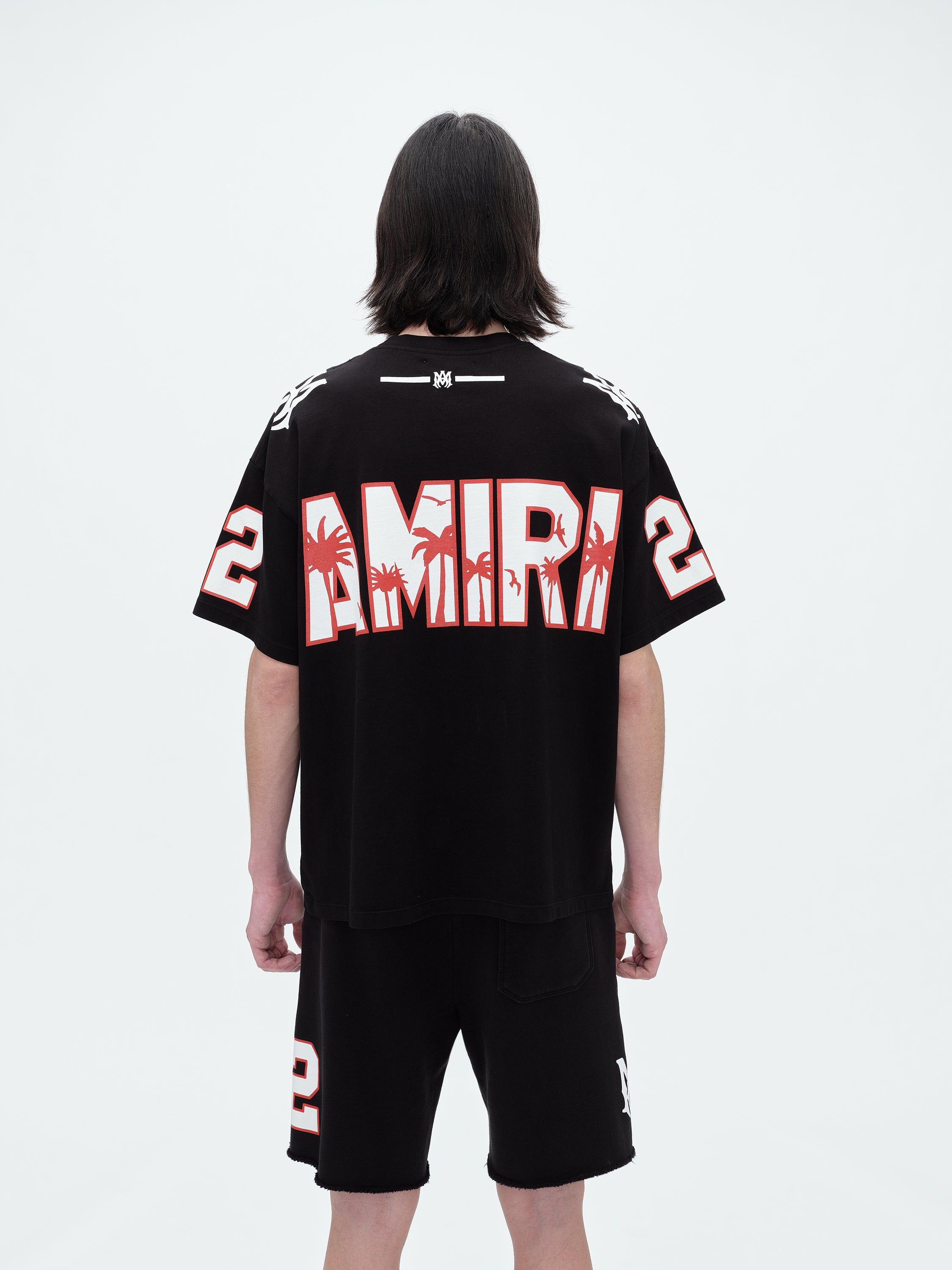 OVERSIZED 22 FOOTBALL TEE - BLACK sold by AMIRI product image thumbnail 4