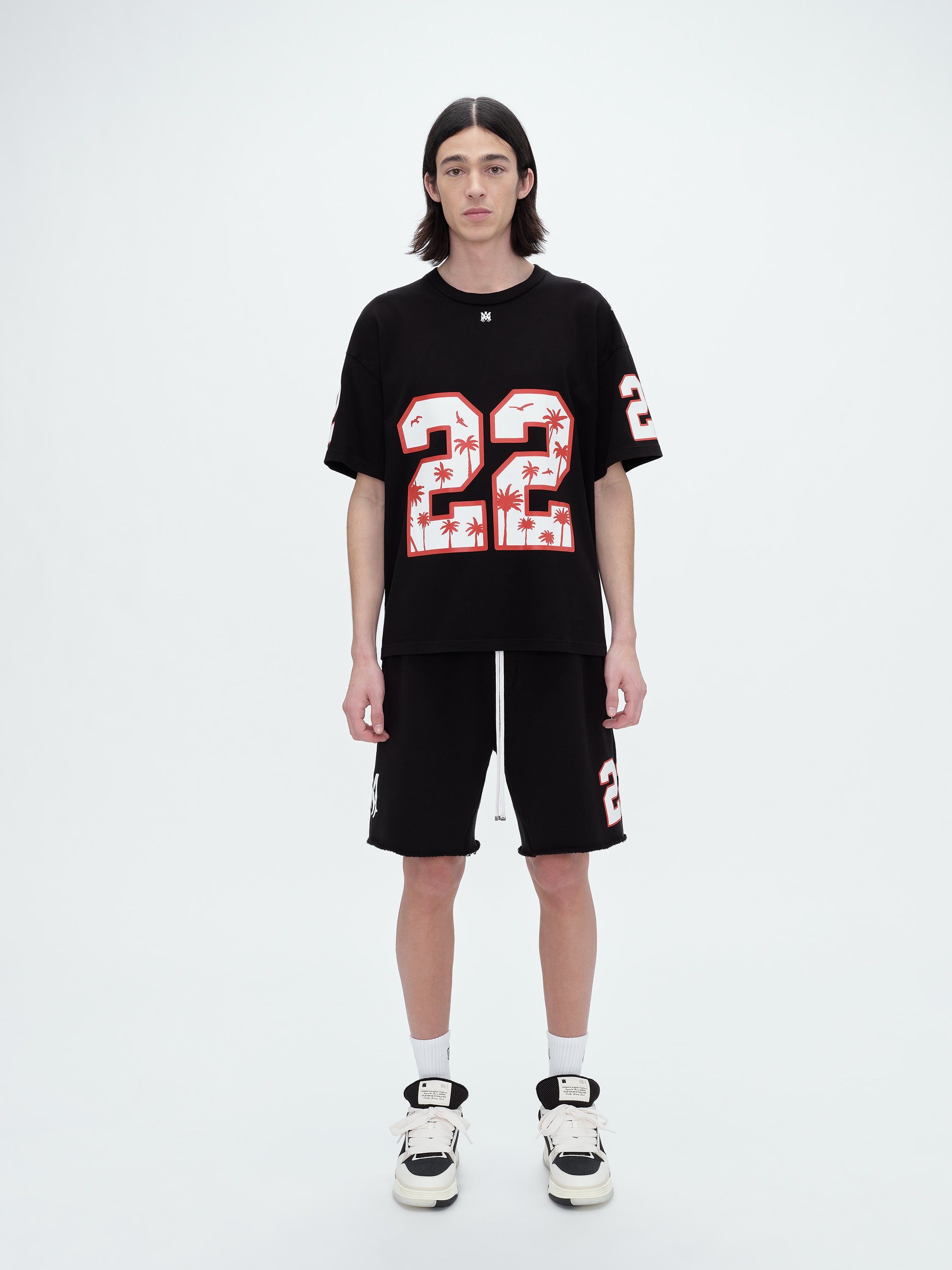 OVERSIZED 22 FOOTBALL TEE - BLACK sold by AMIRI product image thumbnail 2