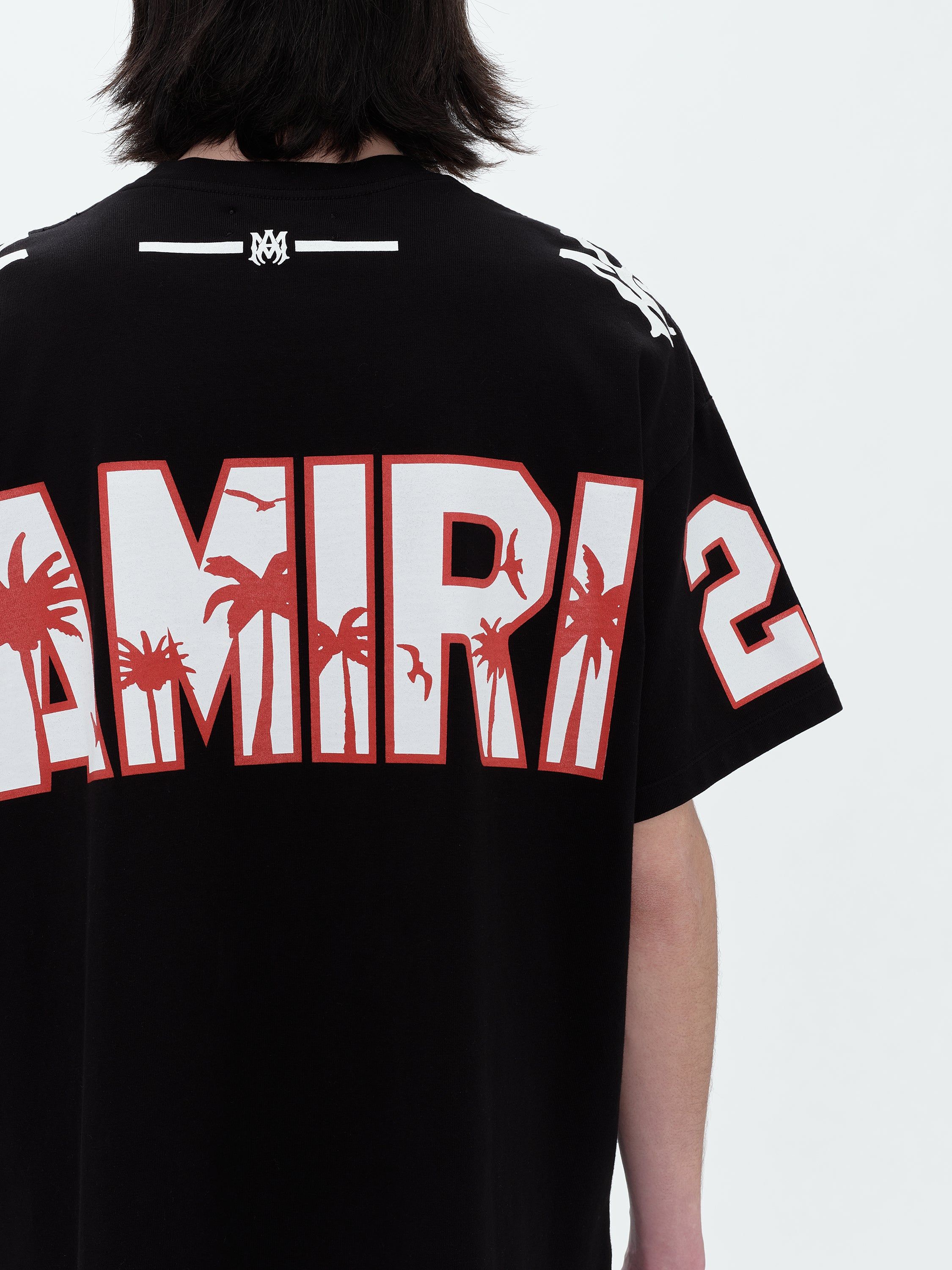 OVERSIZED 22 FOOTBALL TEE - BLACK sold by AMIRI product image thumbnail 6