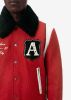 ALWAYS ON POINT VARSITY BOMBER - RED sold by AMIRI