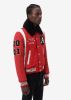 ALWAYS ON POINT VARSITY BOMBER - RED sold by AMIRI